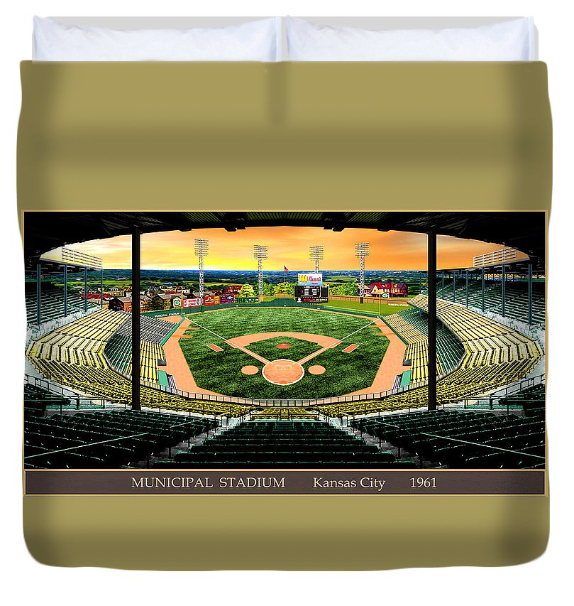 Municipal Stadium 1961 - Duvet Cover