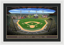 Load image into Gallery viewer, Municipal Stadium 1961 - Framed Print
