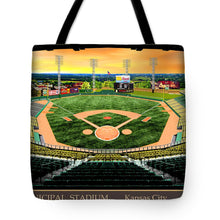 Load image into Gallery viewer, Municipal Stadium 1961 - Tote Bag
