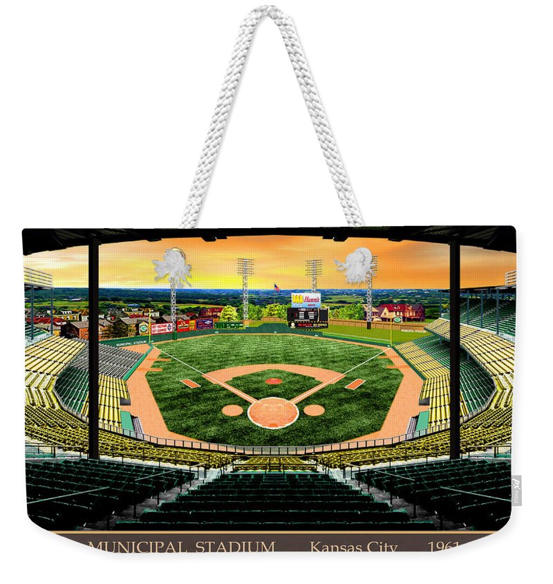Municipal Stadium 1961 - Weekender Tote Bag
