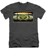 Load image into Gallery viewer, Municipal Stadium 1961 - Men&#39;s V-Neck T-Shirt
