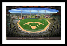 Load image into Gallery viewer, Municipal Stadium 1961 - Framed Print
