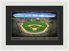 Load image into Gallery viewer, Municipal Stadium 1961 - Framed Print
