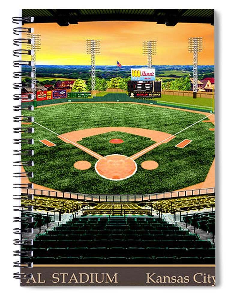 Municipal Stadium 1961 - Spiral Notebook