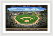 Load image into Gallery viewer, Municipal Stadium 1961 - Framed Print
