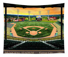 Load image into Gallery viewer, Municipal Stadium 1961 - Tapestry
