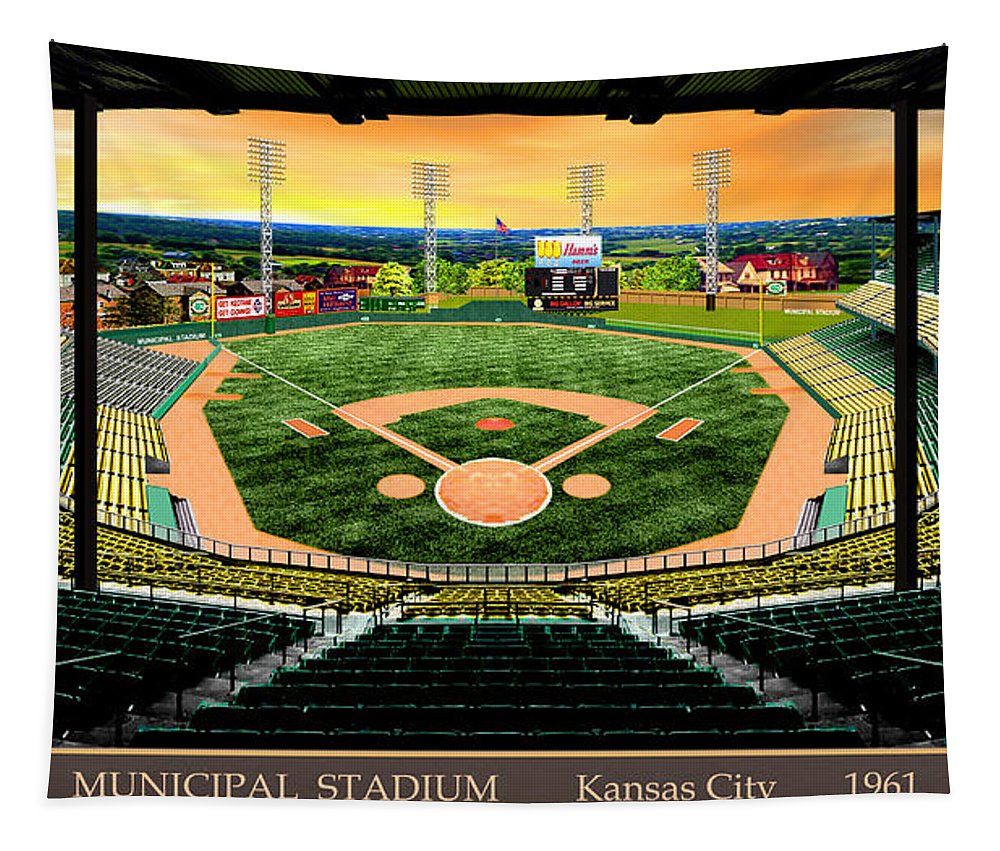 Municipal Stadium 1961 - Tapestry