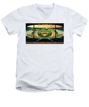 Load image into Gallery viewer, Municipal Stadium 1961 - Men&#39;s V-Neck T-Shirt
