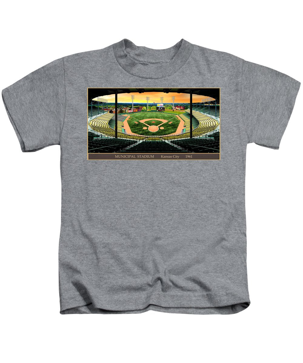 Municipal Stadium 1961 - Kids T-Shirt
