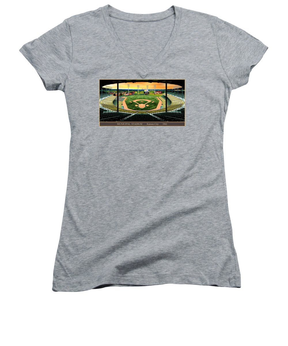 Municipal Stadium 1961 - Women's V-Neck