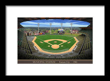 Load image into Gallery viewer, Municipal Stadium 1961 - Framed Print
