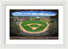 Load image into Gallery viewer, Municipal Stadium 1961 - Framed Print
