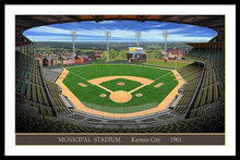 Load image into Gallery viewer, Municipal Stadium 1961 - Framed Print
