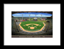 Load image into Gallery viewer, Municipal Stadium 1961 - Framed Print
