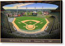 Load image into Gallery viewer, Municipal Stadium 1967 - Canvas Print
