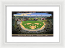 Load image into Gallery viewer, Municipal Stadium 1967 - Framed Print
