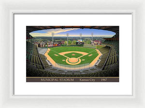 Municipal Stadium 1967 - Framed Print