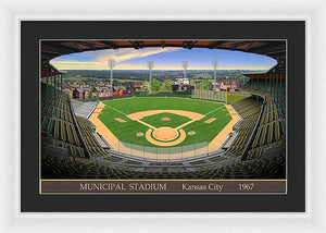 Municipal Stadium 1967 - Framed Print