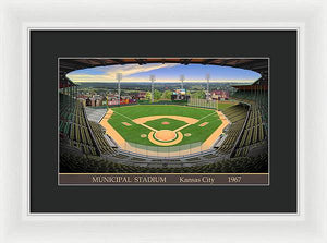 Municipal Stadium 1967 - Framed Print