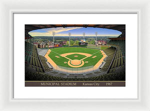 Municipal Stadium 1967 - Framed Print