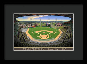 Municipal Stadium 1967 - Framed Print