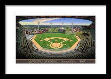 Load image into Gallery viewer, Municipal Stadium 1967 - Framed Print
