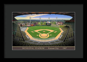 Municipal Stadium 1967 - Framed Print