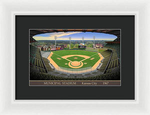 Municipal Stadium 1967 - Framed Print