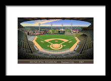 Load image into Gallery viewer, Municipal Stadium 1967 - Framed Print
