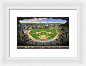 Municipal Stadium 1967 - Framed Print