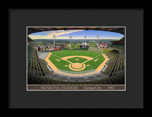 Municipal Stadium 1967 - Framed Print