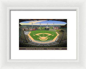 Municipal Stadium 1967 - Framed Print