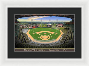 Municipal Stadium 1967 - Framed Print