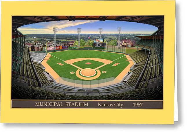 Municipal Stadium 1967 - Greeting Card