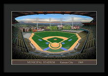 Load image into Gallery viewer, Municipal Stadium 1969 - Framed Print
