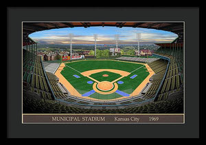 Municipal Stadium 1969 - Framed Print