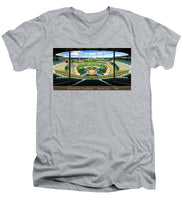 Load image into Gallery viewer, Municipal Stadium 1969 - Men&#39;s V-Neck T-Shirt
