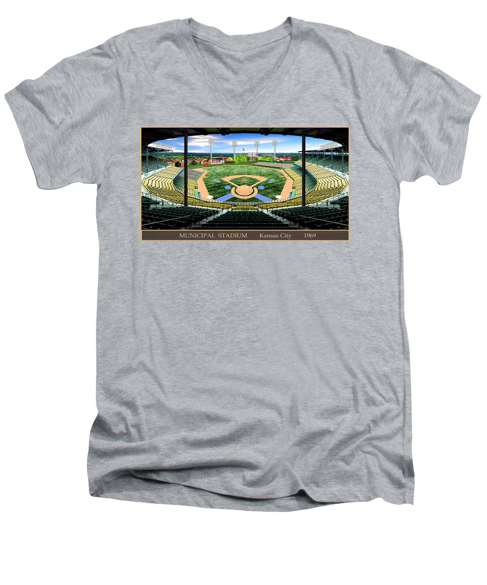 Municipal Stadium 1969 - Men's V-Neck T-Shirt