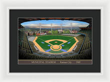 Load image into Gallery viewer, Municipal Stadium 1969 - Framed Print
