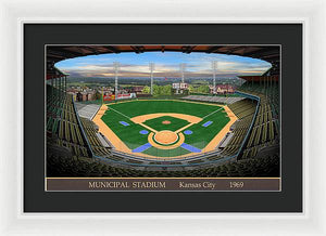 Municipal Stadium 1969 - Framed Print