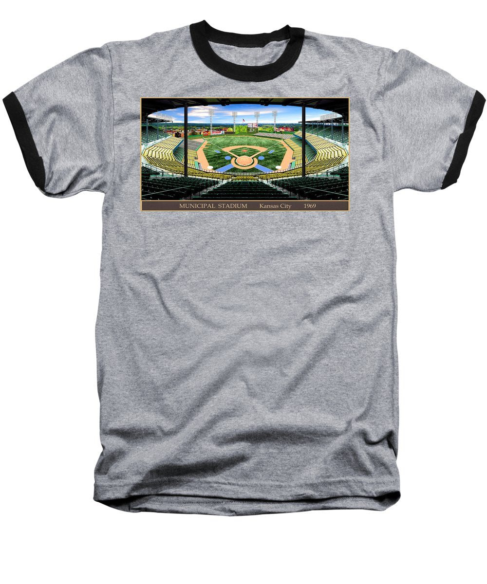 Municipal Stadium 1969 - Baseball T-Shirt
