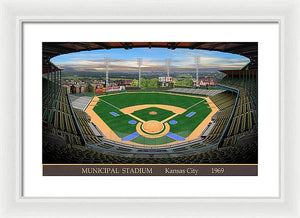 Municipal Stadium 1969 - Framed Print