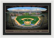 Load image into Gallery viewer, Municipal Stadium 1969 - Framed Print
