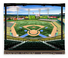 Load image into Gallery viewer, Municipal Stadium 1969 - Blanket
