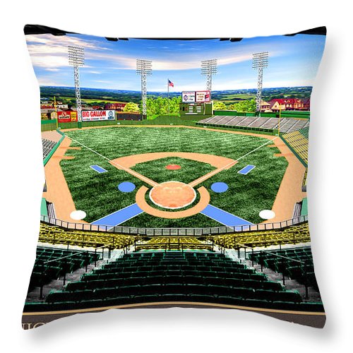 Municipal Stadium 1969 - Throw Pillow