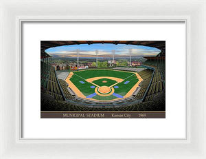 Municipal Stadium 1969 - Framed Print