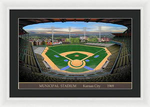 Municipal Stadium 1969 - Framed Print