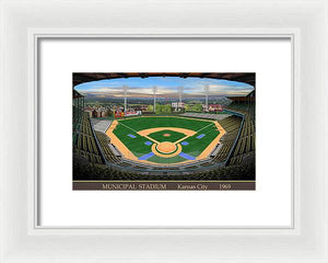 Municipal Stadium 1969 - Framed Print