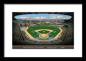 Municipal Stadium 1969 - Framed Print