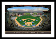 Load image into Gallery viewer, Municipal Stadium 1969 - Framed Print
